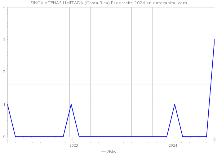 FINCA ATENAS LIMITADA (Costa Rica) Page visits 2024 