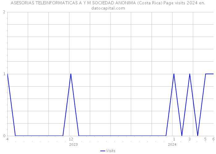 ASESORIAS TELEINFORMATICAS A Y M SOCIEDAD ANONIMA (Costa Rica) Page visits 2024 