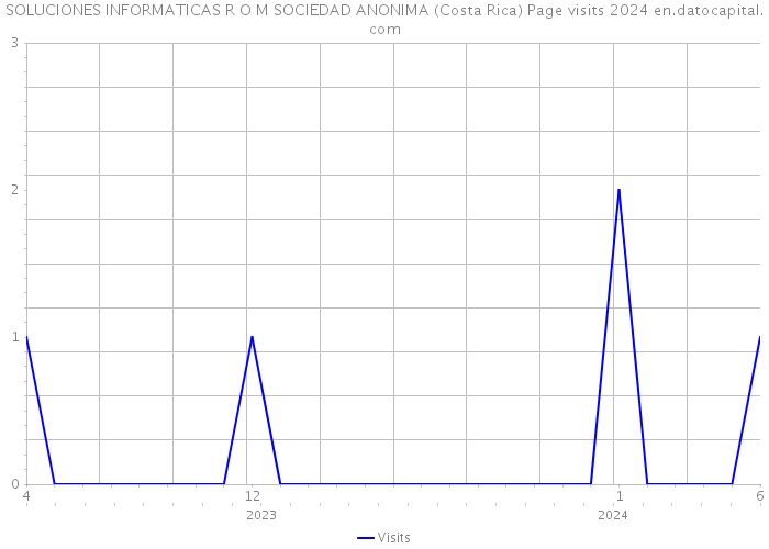 SOLUCIONES INFORMATICAS R O M SOCIEDAD ANONIMA (Costa Rica) Page visits 2024 