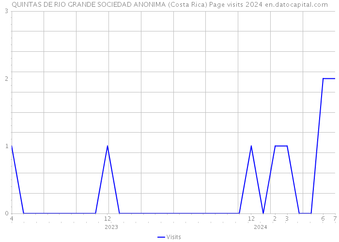 QUINTAS DE RIO GRANDE SOCIEDAD ANONIMA (Costa Rica) Page visits 2024 