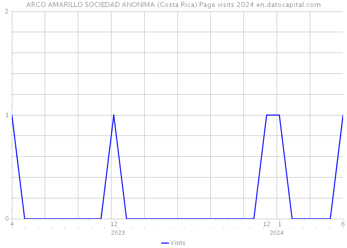 ARCO AMARILLO SOCIEDAD ANONIMA (Costa Rica) Page visits 2024 