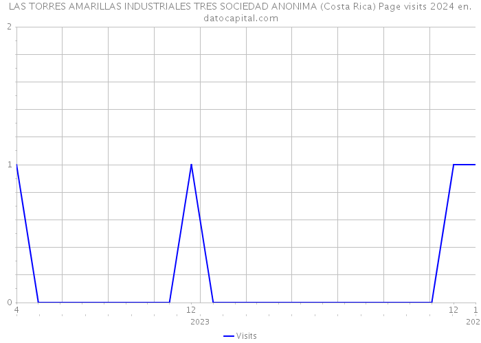 LAS TORRES AMARILLAS INDUSTRIALES TRES SOCIEDAD ANONIMA (Costa Rica) Page visits 2024 