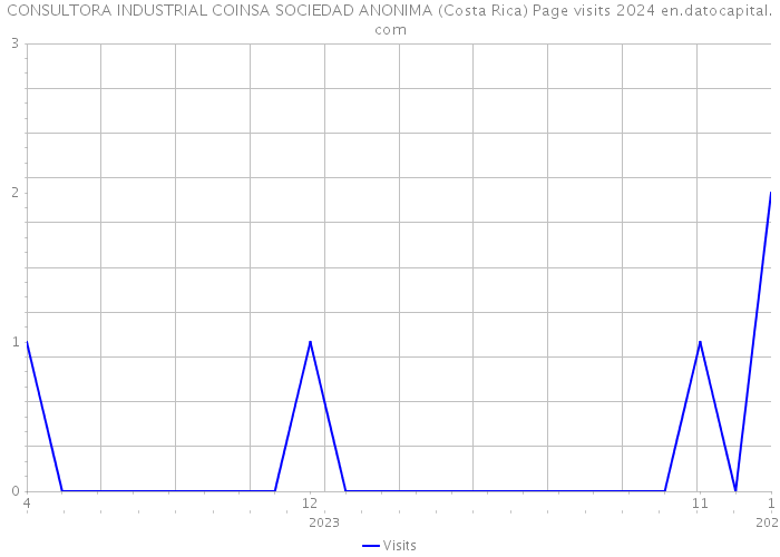 CONSULTORA INDUSTRIAL COINSA SOCIEDAD ANONIMA (Costa Rica) Page visits 2024 