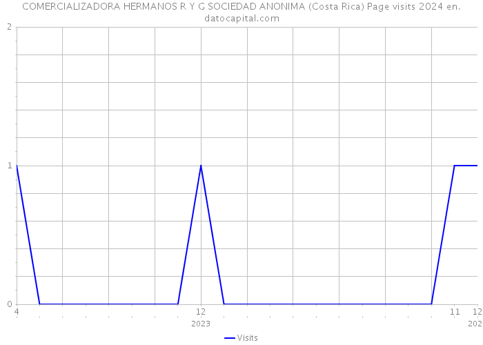 COMERCIALIZADORA HERMANOS R Y G SOCIEDAD ANONIMA (Costa Rica) Page visits 2024 