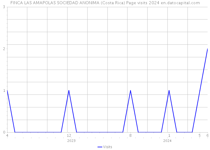 FINCA LAS AMAPOLAS SOCIEDAD ANONIMA (Costa Rica) Page visits 2024 