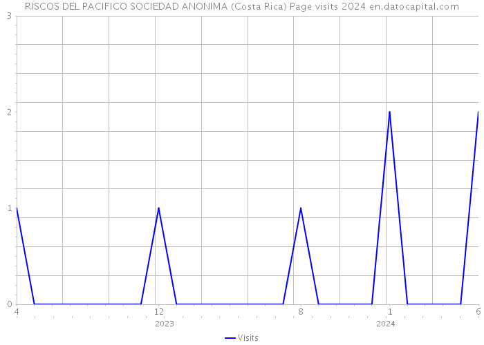 RISCOS DEL PACIFICO SOCIEDAD ANONIMA (Costa Rica) Page visits 2024 