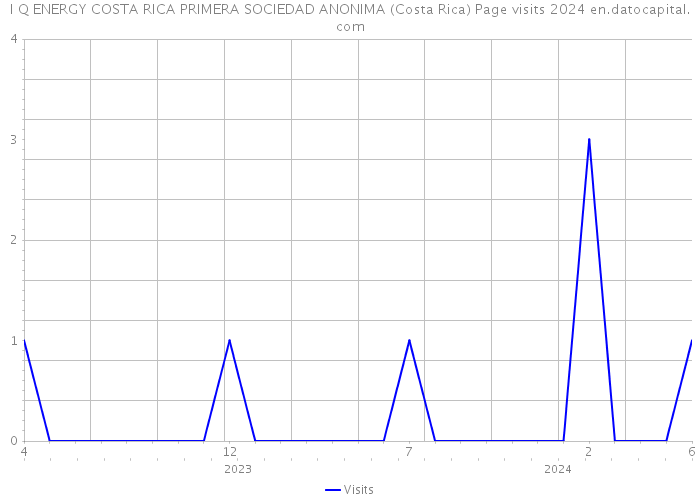 I Q ENERGY COSTA RICA PRIMERA SOCIEDAD ANONIMA (Costa Rica) Page visits 2024 