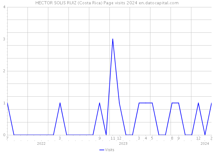 HECTOR SOLIS RUIZ (Costa Rica) Page visits 2024 
