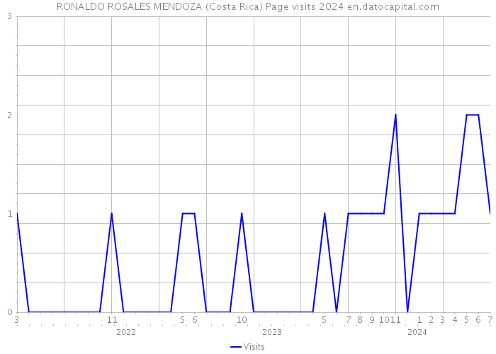 RONALDO ROSALES MENDOZA (Costa Rica) Page visits 2024 