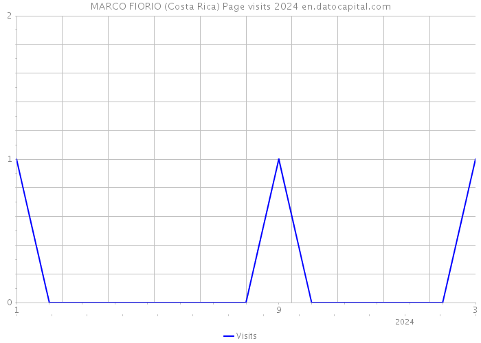 MARCO FIORIO (Costa Rica) Page visits 2024 