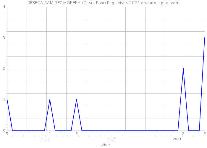 REBECA RAMIREZ MORERA (Costa Rica) Page visits 2024 