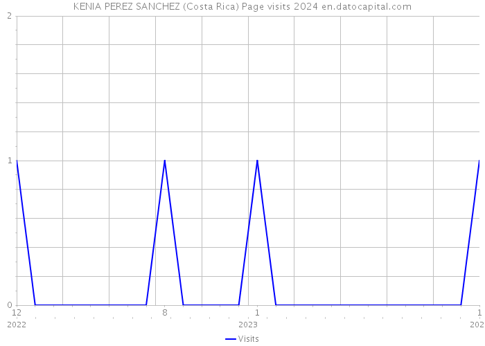 KENIA PEREZ SANCHEZ (Costa Rica) Page visits 2024 