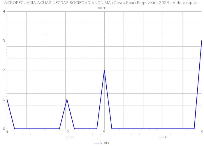 AGROPECUARIA AGUAS NEGRAS SOCIEDAD ANONIMA (Costa Rica) Page visits 2024 