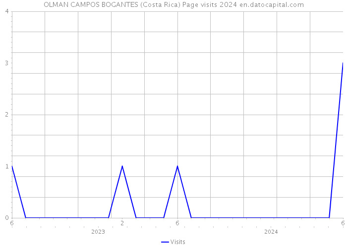 OLMAN CAMPOS BOGANTES (Costa Rica) Page visits 2024 