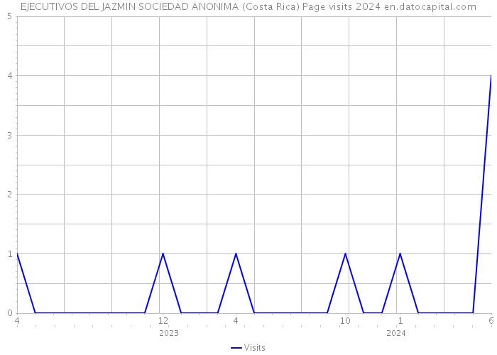 EJECUTIVOS DEL JAZMIN SOCIEDAD ANONIMA (Costa Rica) Page visits 2024 