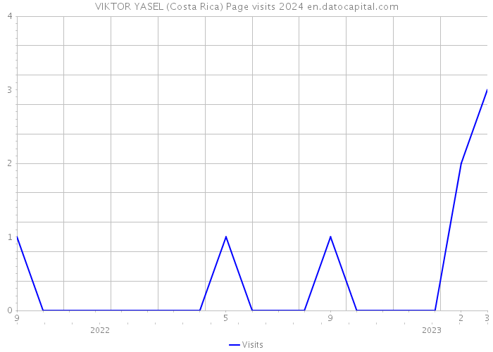 VIKTOR YASEL (Costa Rica) Page visits 2024 
