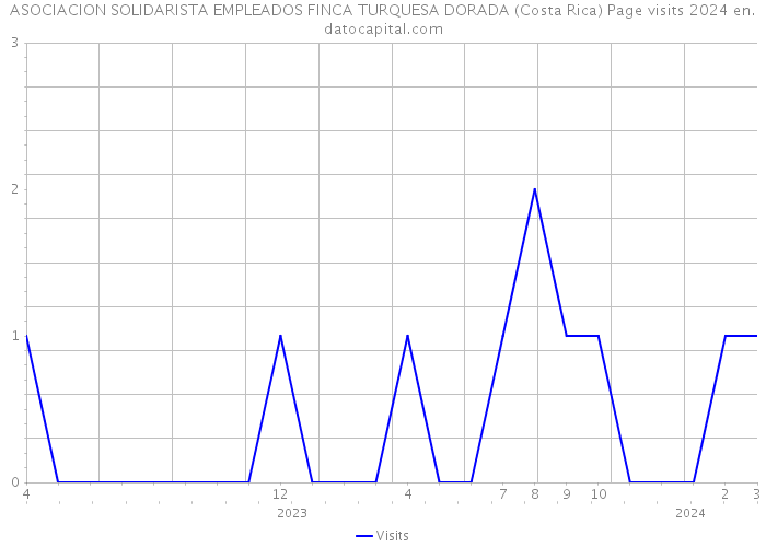 ASOCIACION SOLIDARISTA EMPLEADOS FINCA TURQUESA DORADA (Costa Rica) Page visits 2024 