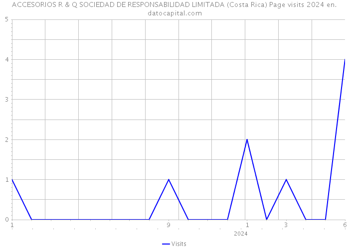 ACCESORIOS R & Q SOCIEDAD DE RESPONSABILIDAD LIMITADA (Costa Rica) Page visits 2024 
