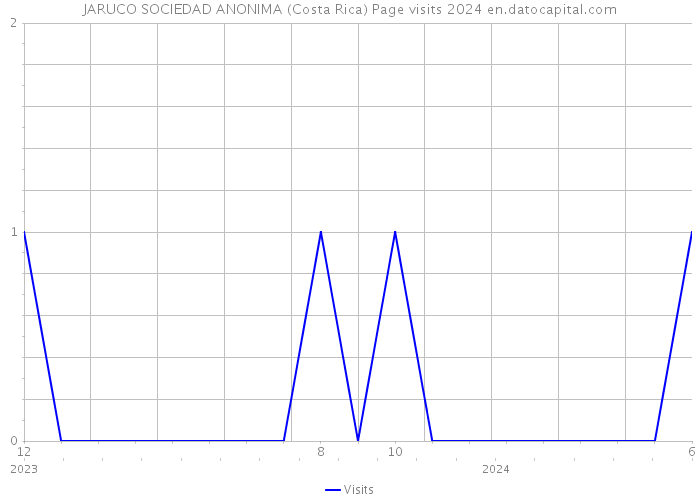 JARUCO SOCIEDAD ANONIMA (Costa Rica) Page visits 2024 