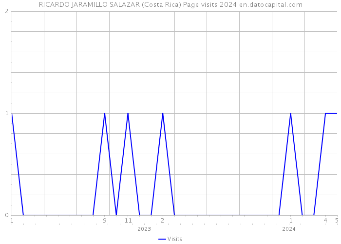 RICARDO JARAMILLO SALAZAR (Costa Rica) Page visits 2024 