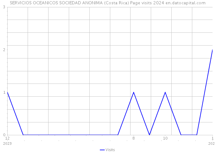 SERVICIOS OCEANICOS SOCIEDAD ANONIMA (Costa Rica) Page visits 2024 