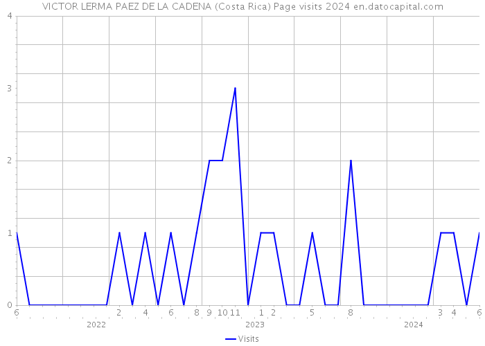 VICTOR LERMA PAEZ DE LA CADENA (Costa Rica) Page visits 2024 