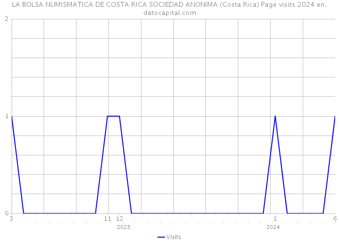 LA BOLSA NUMISMATICA DE COSTA RICA SOCIEDAD ANONIMA (Costa Rica) Page visits 2024 