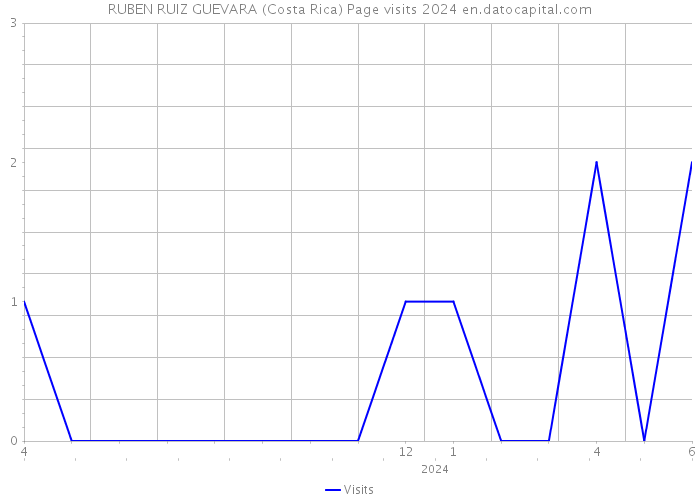 RUBEN RUIZ GUEVARA (Costa Rica) Page visits 2024 