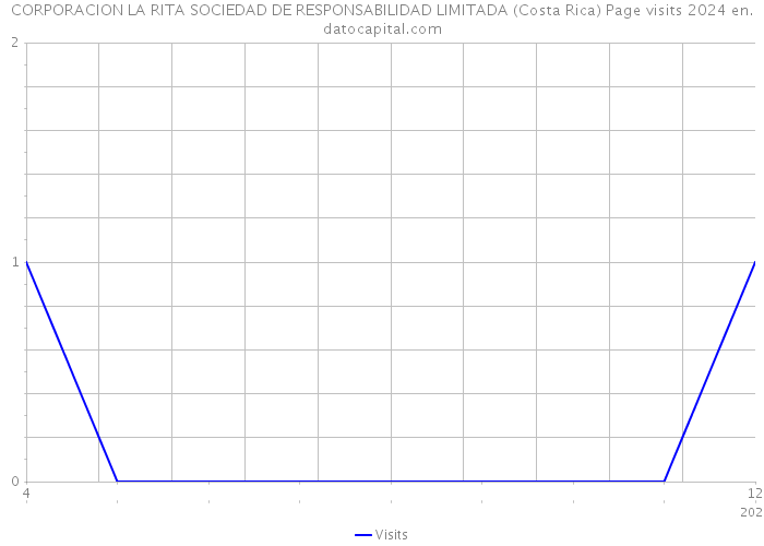CORPORACION LA RITA SOCIEDAD DE RESPONSABILIDAD LIMITADA (Costa Rica) Page visits 2024 