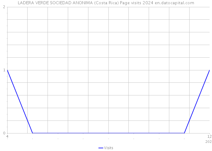LADERA VERDE SOCIEDAD ANONIMA (Costa Rica) Page visits 2024 