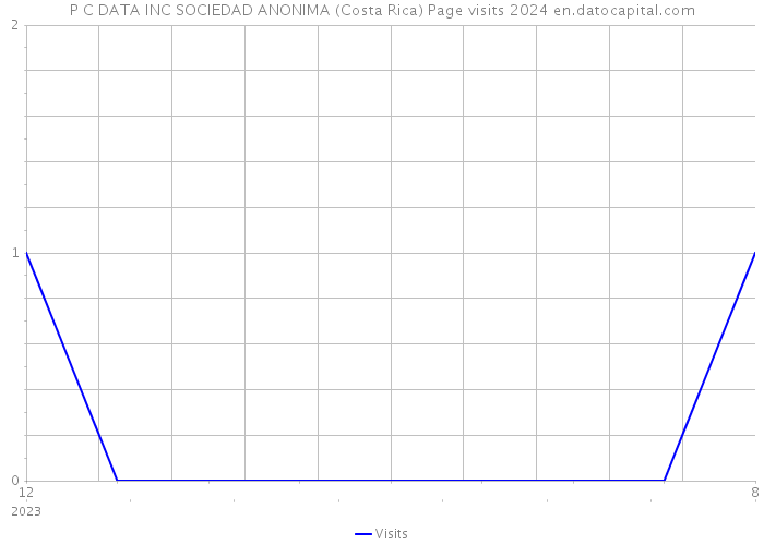 P C DATA INC SOCIEDAD ANONIMA (Costa Rica) Page visits 2024 