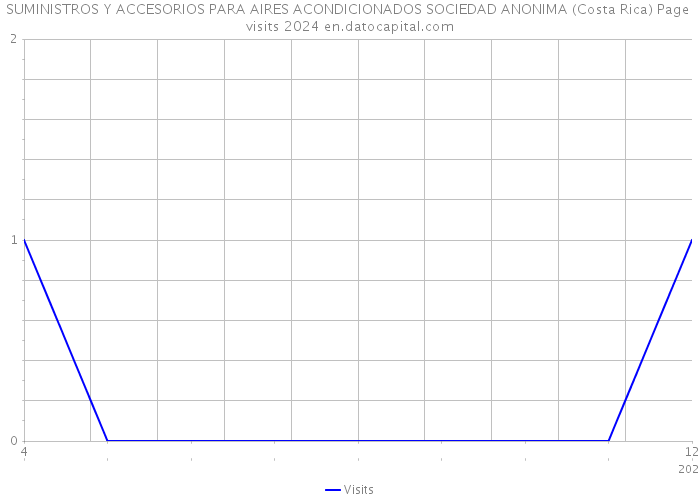 SUMINISTROS Y ACCESORIOS PARA AIRES ACONDICIONADOS SOCIEDAD ANONIMA (Costa Rica) Page visits 2024 