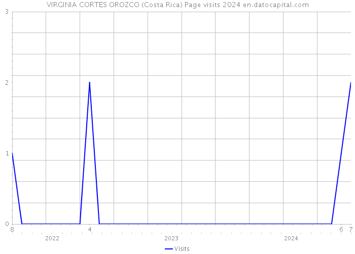 VIRGINIA CORTES OROZCO (Costa Rica) Page visits 2024 