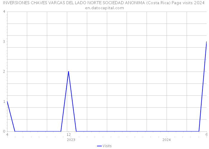 INVERSIONES CHAVES VARGAS DEL LADO NORTE SOCIEDAD ANONIMA (Costa Rica) Page visits 2024 