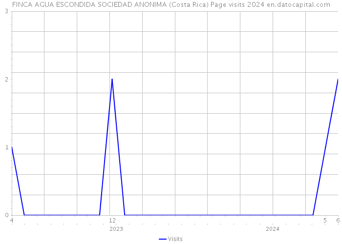 FINCA AGUA ESCONDIDA SOCIEDAD ANONIMA (Costa Rica) Page visits 2024 