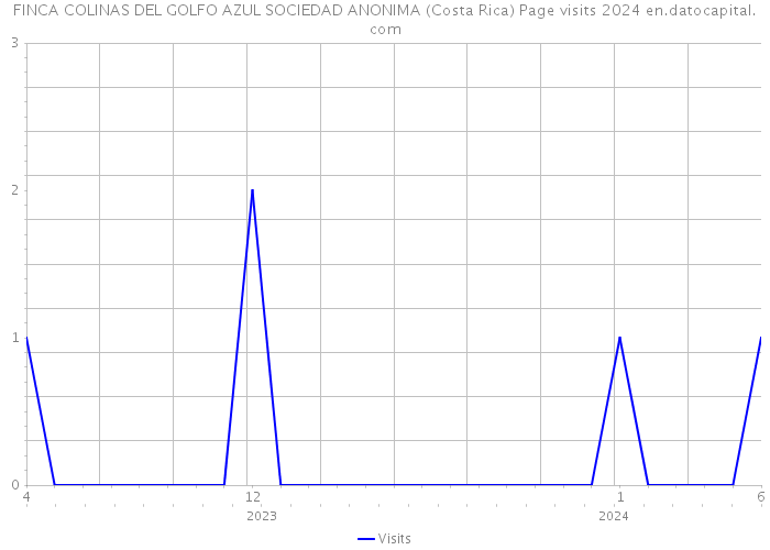 FINCA COLINAS DEL GOLFO AZUL SOCIEDAD ANONIMA (Costa Rica) Page visits 2024 