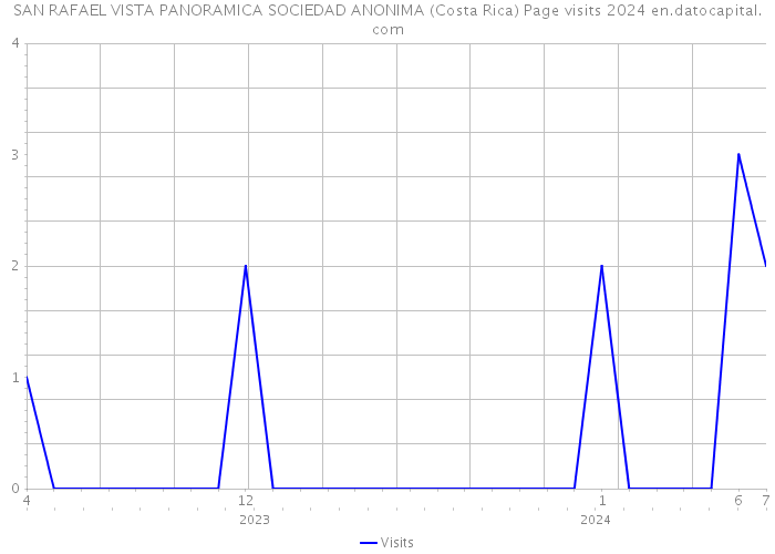 SAN RAFAEL VISTA PANORAMICA SOCIEDAD ANONIMA (Costa Rica) Page visits 2024 