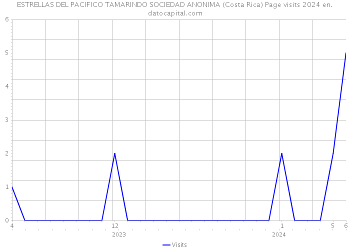 ESTRELLAS DEL PACIFICO TAMARINDO SOCIEDAD ANONIMA (Costa Rica) Page visits 2024 