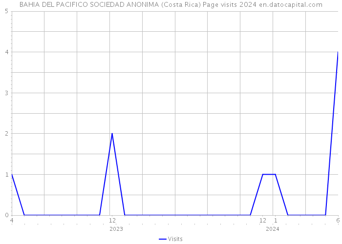 BAHIA DEL PACIFICO SOCIEDAD ANONIMA (Costa Rica) Page visits 2024 