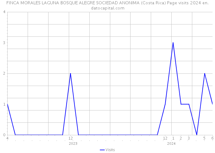 FINCA MORALES LAGUNA BOSQUE ALEGRE SOCIEDAD ANONIMA (Costa Rica) Page visits 2024 