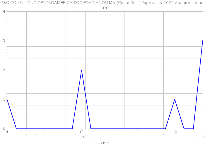 G&G CONSULTING CENTROAMERICA SOCIEDAD ANONIMA (Costa Rica) Page visits 2024 
