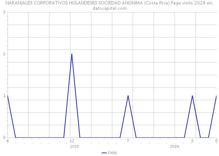 NARANJALES CORPORATIVOS HOLANDESES SOCIEDAD ANONIMA (Costa Rica) Page visits 2024 