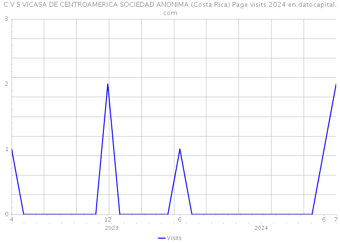 C V S VICASA DE CENTROAMERICA SOCIEDAD ANONIMA (Costa Rica) Page visits 2024 