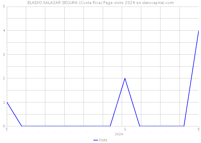 ELADIO SALAZAR SEGURA (Costa Rica) Page visits 2024 