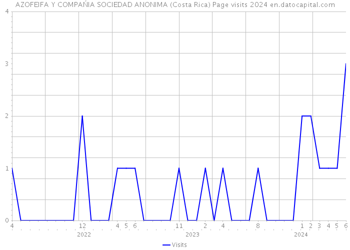 AZOFEIFA Y COMPAŃIA SOCIEDAD ANONIMA (Costa Rica) Page visits 2024 