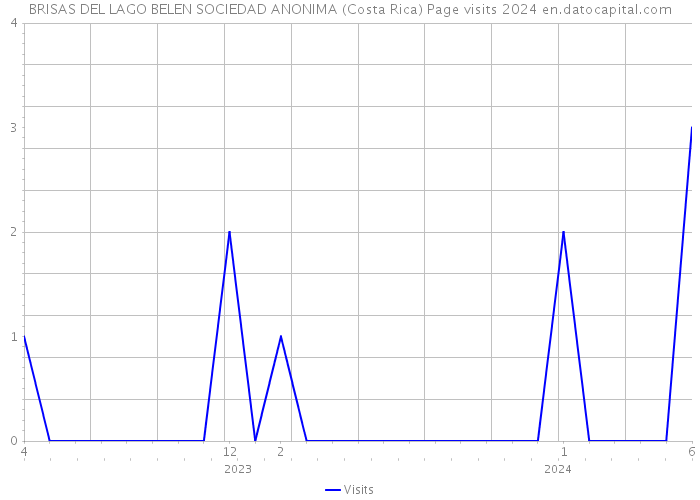 BRISAS DEL LAGO BELEN SOCIEDAD ANONIMA (Costa Rica) Page visits 2024 