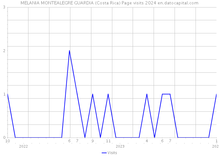 MELANIA MONTEALEGRE GUARDIA (Costa Rica) Page visits 2024 