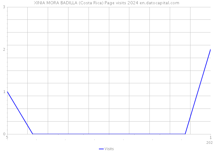 XINIA MORA BADILLA (Costa Rica) Page visits 2024 