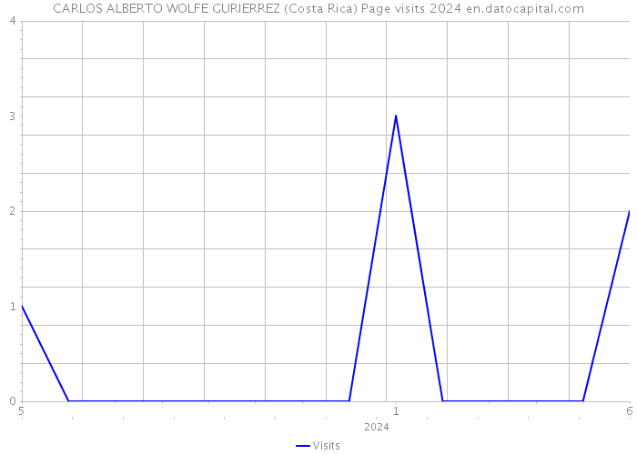 CARLOS ALBERTO WOLFE GURIERREZ (Costa Rica) Page visits 2024 