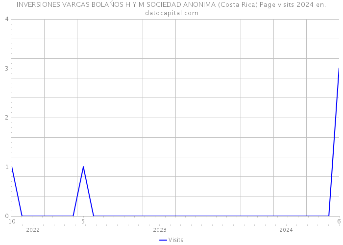 INVERSIONES VARGAS BOLAŃOS H Y M SOCIEDAD ANONIMA (Costa Rica) Page visits 2024 